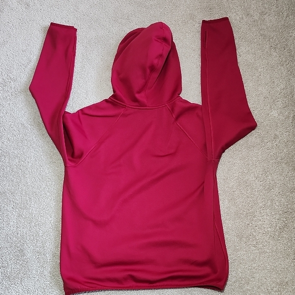 Nike Red and Orange Women's Hoodie - Picture 6 of 6